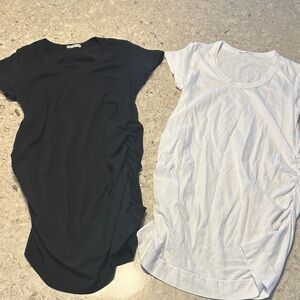 LA Made Black and White Short Sleeve Tops